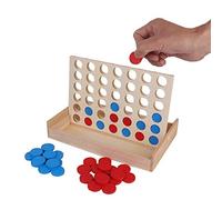 Alomejor Juego de Damas Educativas de Madera para Concentración y Observación de Niños, Dedos de Ejercicio, Piezas de Juego Familiar para una Infancia Feliz, Madera Natural