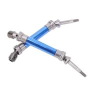 Alomejor Juego de Eje de Transmisión CVD Trasero Duradero de Metal para Coche Slash 1/10 RC Titanio 4,5 "-5,4" 2 Uds Aplicable para Aficionados a RC (#2)