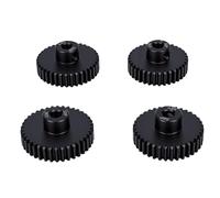 Alomejor Juego de Engranajes de Piñón RC Acero Endurecido 32DP Engranajes de Motor de 5 Mm 35T 36T 37T 38T con Llave Hexagonal para 1 10 y 1 8 RC Car Tuning Racing y Uso en Pista