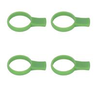 Alomejor Juego de Entrenador de Agarre de Raqueta de Tenis de Silicona Suave para Sujetar Firmemente la Raqueta para Entusiastas del Tenis (Green)