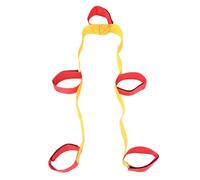 Alomejor Juego de Equipo Cinta de sujeción 3/5/8 Personas Trabajo en Equipo Juego Al Aire Libre Juego Caminadora Tie Correa Legged Race Band(5 Person)