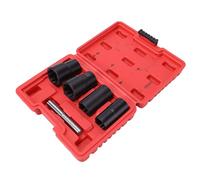 Alomejor Juego de Extractores de Pernos Pelados, Acero Al Cromo Molibdeno, Extractor de Tuercas de 5 Piezas para Pernos de 17-22 Mm, Ideal para Cambios de Neumáticos de Automóvil (Juego de