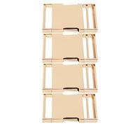 Alomejor Juego de Hebillas de Liberación Lateral de Aleación de Alta Dureza para Bricolaje, para Cinturón de Maletas de Mochila, Hebilla de Cinturón Ajustable Resistente Al Desgaste, 4 Juegos para