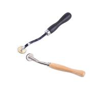Alomejor Juego de Herramientas de Costura a Mano de para Manualidades de Cuero, Kit para Personalizar Proyectos, 13 Piezas de Herramientas de Punzonado de Línea de Cuero para Coser Ranuradoras de