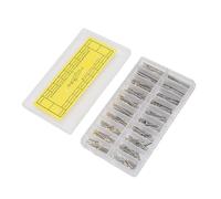 Alomejor Juego de Herramientas de Reparación de Pasadores de Fricción de Tubo de Acero Inoxidable Duradero, 200 Uds. para Reemplazo de Pasador de Enlace de Correa de Reloj