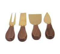 Alomejor Juego de Herramientas para Queso Juego de Cortador de Queso con Agarre Cómodo para Cortar Porciones Adecuado para Bandejas de Fiesta y Mesa de Cena de Cortador de de Acero Inoxidable para