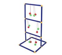 Alomejor Juego de Lanzamiento de Escalera, Divertido Juego Interactivo de Lanzamiento de Bolas con Escalera para Exteriores, para Acampar en Familia, Material ABS Duradero