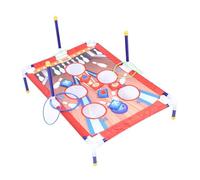 Alomejor Juego de Lanzamiento de Puf, con Múltiples Opciones de Juego para Niños en Interiores y Exteriores (NO.7888-1)