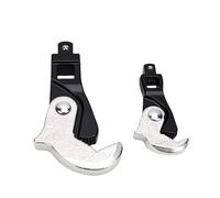Alomejor Juego de Llaves de Pata de Gallo Flexibles, Trinquete Ajustable de Alta Resistencia con Diseño Innovador para Reparaciones de Plomería, 2 Piezas