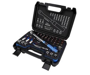 Alomejor Juego de Llaves Dinamométricas Kit de Herramientas de Trinquete Ajustable de 72 Dientes para Mantenimiento de Bicicletas Unidad de 1/4 de Pulgada 2 a 24 Nm con Puntas de Destornillador y
