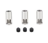 Alomejor Juego de Manguitos Reductores de Piñón de Acero Inoxidable para Trineo Control Remoto Actualización de Automóviles 3PCS 8MM a 5MM Manguito del Eje de Conversión de Engranajes de Motor