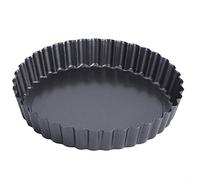 Alomejor Juego de Moldes Antiadherentes para Pasteles, Bandeja para Hornear Duradera de Acero Al Carbono para Pizza y Pasteles, Fondo Extraíble, Tamaños de 6 a 9 Pulgadas (8 pulgadas TG11#B)