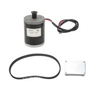 Alomejor Juego de Motor DC Cepillado, Bicicleta Eléctrica 24V 120W MY6812 Motor con Controlador y Correa de Conducción para Ebike