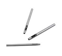 Alomejor Juego de Perforadores Huecos de Cuero Duraderos para Limpiar Agujeros en Juntas, Plástico, Caucho para Cinturón de Artesanía en Cuero, 10 Piezas