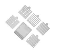 Alomejor Juego de Plantilla y Soporte para Notas Adhesivas, Organizador Protector para Oficina, Escuela, Organización EZ, Gris, 5 Plantillas para Estudiantes