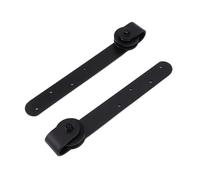 Alomejor Juego de Polea para Puerta Corrediza de Granero, Mini Kit de Riel Silencioso, Fácil de Instalar para Armario, Dormitorio, Sala de Estar, Estudio, Acero Al Carbono