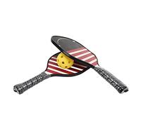 Alomejor Juego de Raqueta de Pickleball de Peso Ligero, 2 Piezas con 4 Bolas para el Hogar Al Aire, Colores Brillantes y Agarre Cómodo para Principiantes y Profesionales