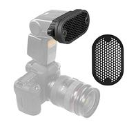 Alomejor Juego de Rejillas de Caja de Luz para Linterna de Cámara, Accesorios de Filtro de Colmena Duraderos para Luz de Flash Decodificador, Compacto y Liviano, Ideal para Fotografía, 6 Unidades