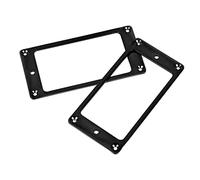 Alomejor Juego de Repuesto de Marco de Pastilla de Guitarra Eléctrica, Humbucker de Metal Duradero para Guitarristas DIY (BLACK)
