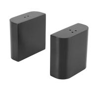 Alomejor Juego de Salero y Pimentero, Botella de Condimento Duradera de Acero Inoxidable para Cocina, 2 uds., Ideal para Cocinas Domésticas