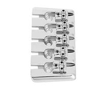 Alomejor Juego de Sillín de bajo Eléctrico de 5 Cuerdas, Piezas de Reparación con 5 Tornillos y Llave para Reemplazo y Reparación de Bajos de 5 Cuerdas
