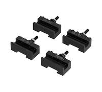 Alomejor Juego de Soportes para Postes de Herramientas de Acero de Alta Velocidad, Accesorio CNC Duradero para Mecanizado de Precisión, 4 Piezas, Modelo 250-001