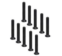 Alomejor Juego de Tornillos Avellanados A2-70 para una Instalación Segura en Aplicaciones de Alta Precisión, Surtido de 50 Piezas (M3*20)