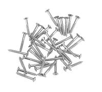 Alomejor Juego de Tornillos para Pastilla de Guitarra, Tornillos de Montaje de Metal, Adecuados para Guitarras Eléctricas, 40 de para Instalación Humbucker (SILVER)