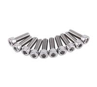 Alomejor Juego de Tuercas de Tornillo, 160 Piezas de Acero Inoxidable, Surtido de Tornillos y Pernos Hexagonales para Oficina en el Hogar y Uso Industrial (Cabeza tapada con tuercas hexagonales)