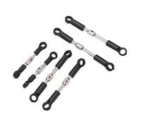 Alomejor Juego de Varillas de Enlace de Amarre RC, Actualización Liviana y Duradera para Automóvil de Control Remoto Aplicable para 144001 144002 124018 124019 124017 124016 144010 6PCS