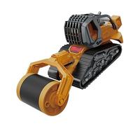 Alomejor Juguete de Coche de Montaje DIY, Modelo de Camión de Ingeniería, Vehículo de Construcción de Aleación con Luz y Sonido, para Niños, Vehículo de Aleación Educativo (Rodillo Callejero)