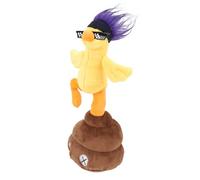 Alomejor Juguete de Peluche de Ganso Parlante, Repitiendo lo Que Dices, Cantando, Bailando, Peluche con Grabación, Eléctrico Interactivo para Regalos de Niños (Yellow)