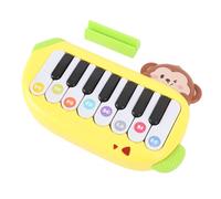 Alomejor Juguete de Teclado de Piano en Miniatura de Scooter Electric con Reproducción de Funciones de Enseñanza de Grabación para Niños de 2 Años y Más (Yellow)