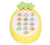 Alomejor Juguete de Teléfono Celular para bebé, Silicona Suave con Música | Juguete educativo, Función de iluminación, Material seguro, Canciones de cuna suaves, Apto para bebés