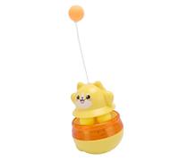 Alomejor Juguete Dispensador de Bolas para Gatos, Divertido Juguete de Alimentación Interactivo para Gatos, Juego de Entretenimiento Personal, Material ABS de Primera Calidad, Diseño Portátil