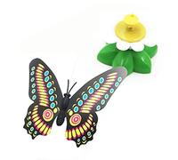 Alomejor Juguete Giratorio para Gatitos de 360 Grados, Juguete Interactivo con Forma de Mariposa para Bajar de Peso, Alivio del Aburrimiento para Mariposa Eléctrica para Gatos