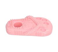 Alomejor Juguete para Masticar para Perros, Diseño de Zapatilla TPR para Masticadores Agresivos, Limpieza de Dientes, Juguete para la Dentición de Cachorros, Juego Interactivo para Perros (Pink)