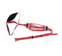 Alomejor Kinning -Up -Upning Puff Bar Band con Cubierta de Seguridad, Ideal para un Entrenamiento de Acondicionamiento Físico Efectivo en Cualquier Momento y en Cualquier Lugar (Rojo)