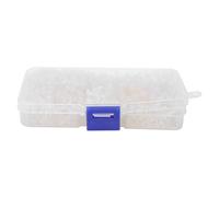 Alomejor Kit Combinado de Arandela de Tuerca y Tornillo de Nailon, Aislamiento No Magnético de 800 Piezas para Electrónica, Color Negro (Combinación tornillos M3 blanco 800 piezas/caja)