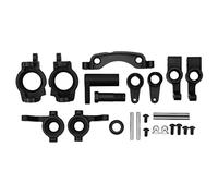 Alomejor Kit de actualización RC de aleación de aluminio, conjunto de manillar de alta resistencia para ZD Racing DBX 10 1/10 Vehículo teledirigido (negro)