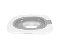 Alomejor Kit de Adiestramiento para el Baño para Gatos, Entrenador de Orinal para Gatos Reutilizable y Eficiente para Tienda de Mascotas Casera, Material ABS, Tamaño de 37x40cm (Grey)