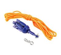 Alomejor Kit de Anclaje Plegable Marino, Ancla de Barco de Aleación de Aluminio, 4 Dientes con Bolsa de Gancho de Cuerda de 16,4 Pies para Kayak, Canoa, Velero, Moto Acuática, Pesca y Uso en