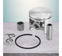 Alomejor Kit de Anillos de Pistón de de 50mm para Piezas de Repuesto Especiales de Motosierra 266 XP 268