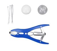 Alomejor Kit de Bolas Antiestrés para Bricolaje, Pieles Transparentes de Fácil Operación con Herramienta Expansora para Elaborar Juguetes para Aliviar el Estrés
