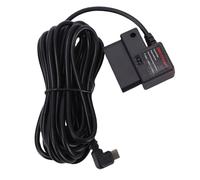 Alomejor Kit de Cableado Duro para Cámara de Tablero, Tipo C en ángulo con Adaptador A8, 12 V a 24 V para Monitoreo Continuo de Estacionamiento y Detección de Acc para Cámaras de Tablero