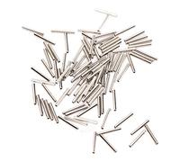 Alomejor Kit de Conectores de Manguitos de Engarzado de un Barril de Acero Inoxidable Duradero para Pesca, 100 Unidades (1.2#)