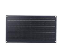 Alomejor Kit de Controlador de Panel Solar, Monocristalino de Alta Eficiencia de 20 W con Salidas USB Duales, Energía para Teléfonos Inteligentes y Aventuras Al Aire