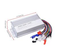 Alomejor Kit de Conversión para Bicicleta Eléctrica con Motor Sin Escobillas 48V 1000W, Controlador de Velocidad con Sensor de Pedaleo Asistido, de Dirección Integrado para