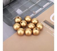 Alomejor Kit de Cuentas de Madera, Elegante Hilo de Cuentas Naturales de 20mm, Material DIY para Hacer Joyas, Decoración de Regalos, 100 Uds.