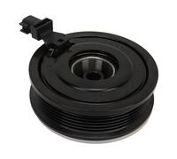 Alomejor Kit de Embrague de Compresor de CA, Reemplazo de Placa de Bobina de Polea de Metal para 2012 a 2017